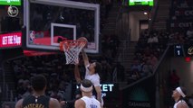 Anthony delivers a LeBron-like block on Garland