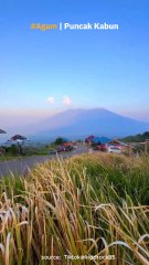 Wisata Satu Ini Keren Sih, View Puncak Kabun Saat Sore
