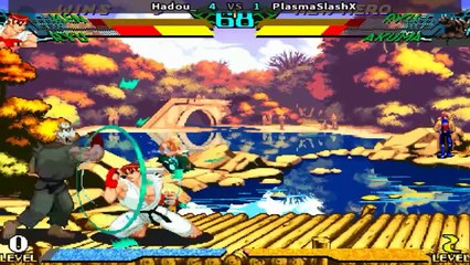 Marvel Super Heroes Vs. Street Fighter - Hadou_ vs PlasmaSlashX