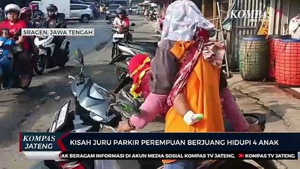 Kisah Juru Parkir Perempuan Berjuang Hidupi 4 Anak