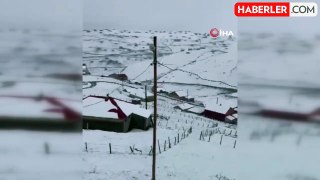 Doğu Karadeniz'de mayıs ayında kar sürprizi