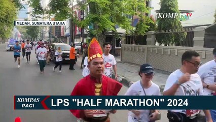 1.000 Pelari Ramaikan LPS Half Marathon 2024 Run the City di Kota Medan