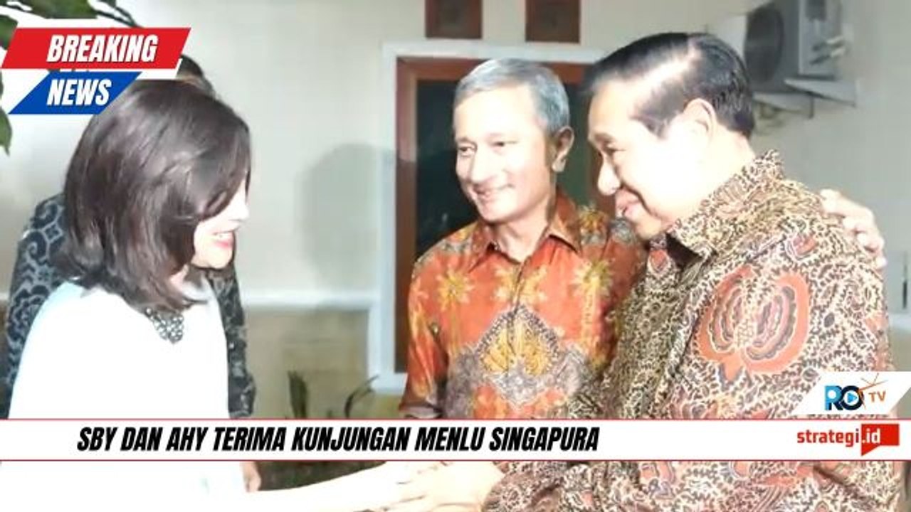 SBY dan AHY Terima Kunjungan Menlu Sinapura