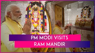 PM Narendra Modi Visits Ram Mandir In Uttar Pradesh’s Ayodhya, Offers Prayers
