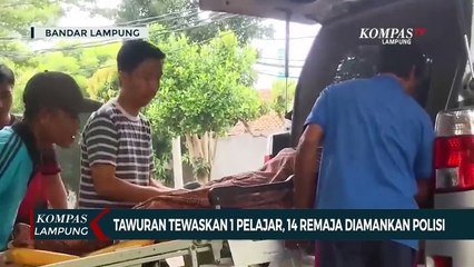 Tawuran Tewaskan 1 Pelajar, 14 Remaja Diamankan Polisi!