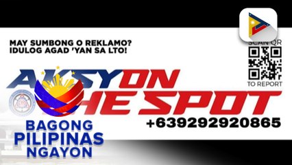 Panayam kay LTO Chief Asec. Vigor Mendoza II kaugnay sa LTO hotline para sa traffic violation at online scams