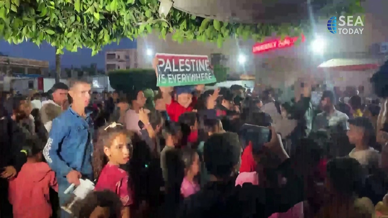 Palestinians Celebrate In Rafah After Hamas Accepts Ceasefire Proposal