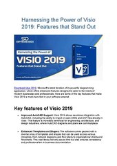 Harnessing the Power of Visio 2019 Features that Stand Out