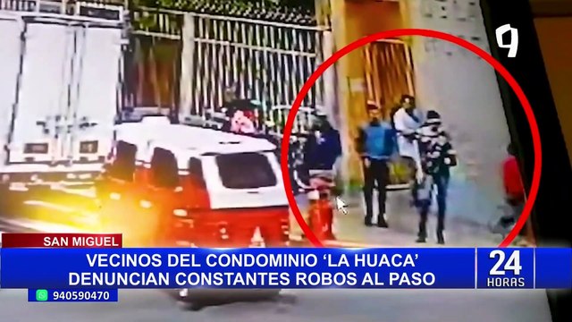 San Miguel: cámaras registran nuevos asaltos y vecinos exigen seguridad