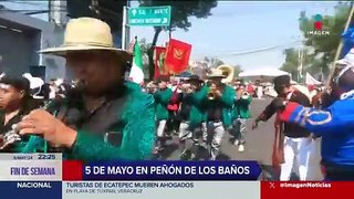 Conmemoran la Batalla de Puebla en Peñón de los Baños