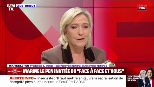 Marine Le Pen: Il faut abaisser l'âge de la majorité pénale de 18 à 16 ans et revoir les modalités de l'excuse de minorité