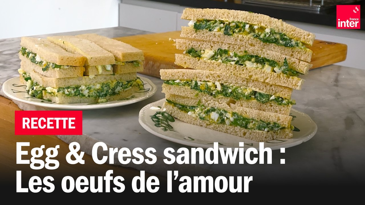 Egg & Cress Sandwich - Les recettes de François-Régis Gaudry