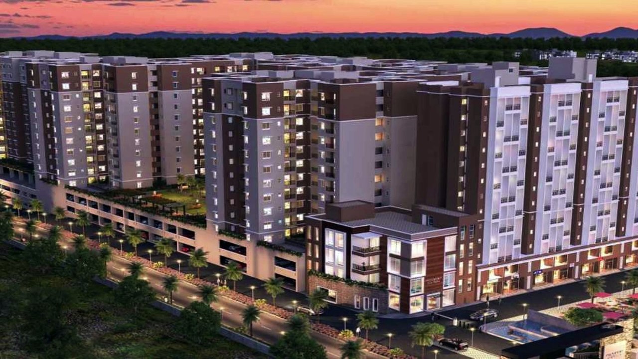 High-rise apartments Lodha Azur close to Hebbal, Bangalore
