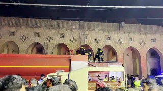 اندلاع حريق في سوق القيصرية في أربيل