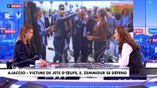 ERIC ZEMMOUR VICTIME D'UN JETS D'OEUFS : «C’EST DE LA LÉGITIME DÉFENSE AU SENS DU CODE PÉNAL», PLAIDE SARAH KNAFO
