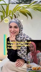 Gelagat pelakon cantik manis, Amyra Rosli makan budu raih perhatian.