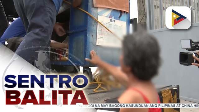 MMDA, nagsagawa ng clearing operations sa Mabuhay lanes sa Q.C. sa harap ng pagsasara ng southbound lane ng EDSA-Kamuning Flyover