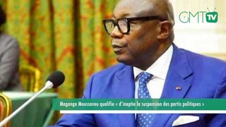 [#Reportage ] Gabon : Maganga Moussavou qualifie « d’ineptie la suspension des partis politiques »