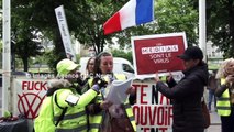 Vîgî Médias devant la Maison de la Radio. Paris/France - 04 Mai 2024