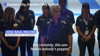 Panama president-elect says he's 'nobody's puppet'