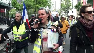 Vîgî Médias devant CNews. Paris/France - 04 Mai 2024