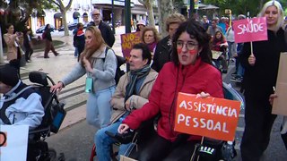Personas con capacidades diferentes reclaman sus derechos en Portugal