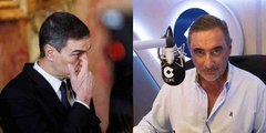 Carlos Herrera se harta de los masajes al llorón Pedro Sánchez: 
