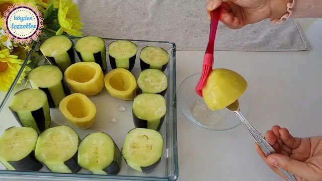 HİÇ BUKADAR LEZZETLİ PATLICAN YEMEDİM‼️PATLICANI ARTIK KIZARTMIYORUM KOLAY UCUZ VE LEZZETLİ..