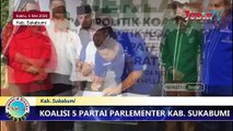 Nama Iyos Somanntri muncul di Acara Deklarasi Koalisi PKB, PKS, PDIP, Demokrat dan PAN Kab. Sukabumi