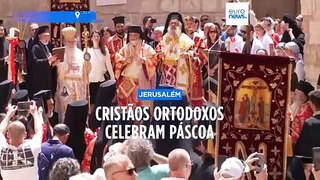 Cânticos, orações e até manifestações: assim foi a Páscoa dos cristãos ortodoxos