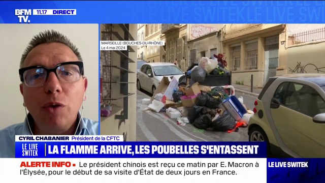 Cyril Chabanier (président de la CFTC) sur la grève des éboueurs à Marseille: Je partage toute une série de ces revendications mais par rapport à l'image de Marseille, je suis plus réservé sur le mode d'action