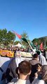 Başakşehir'de Filistin'e destek yürüyüşünde gerginlik