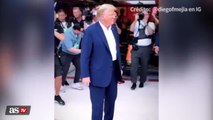 Trump joins the stars present at the Miami GP