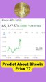 Bitcoin Price Prediction Today News