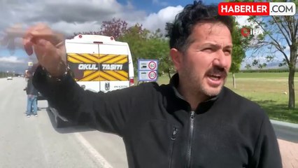 Karaman'da minibüsün çarptığı yaşlı adam ağır yaralandı