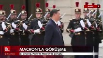 Şi Cinping, Paris'te Macron'la görüştü