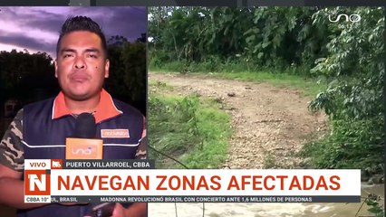 DESBORDE DEL RÍO ICHILO INUNDA LOCALIDADES DE YAPACANI