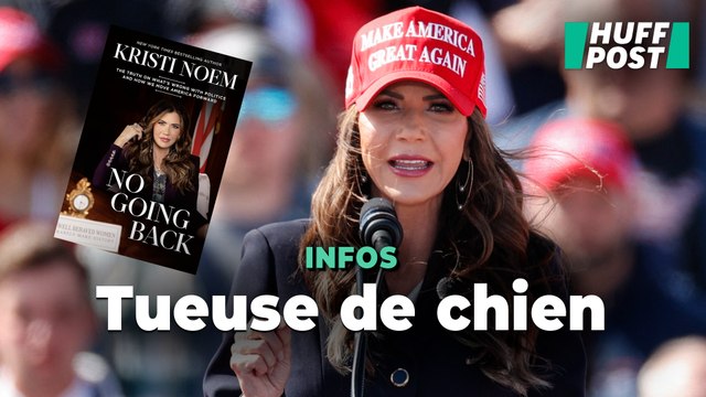 États-Unis : critiquée pour avoir tué son chien, Kristi Noem suggère aussi de tuer le chien de Biden