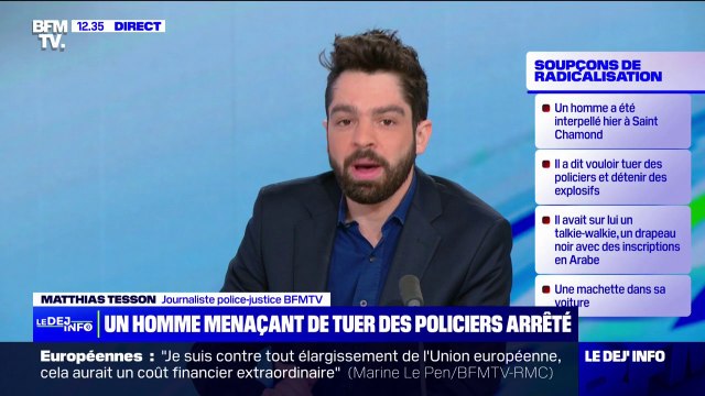 Loire: un homme arrêté pour avoir menacé de tuer des policiers à Saint-Chamond