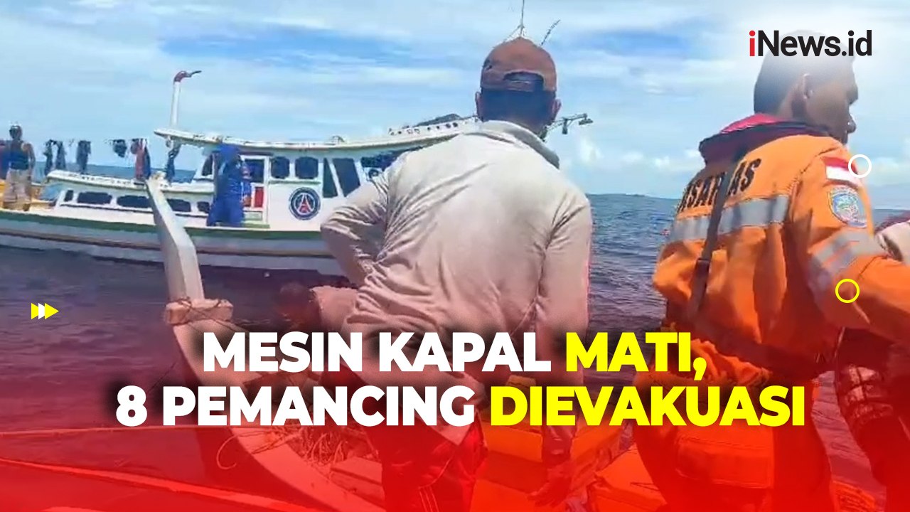 8 Pemancing Dievakuasi Basarnas di Perairan Semujur Usai Mesin Kapal Mati