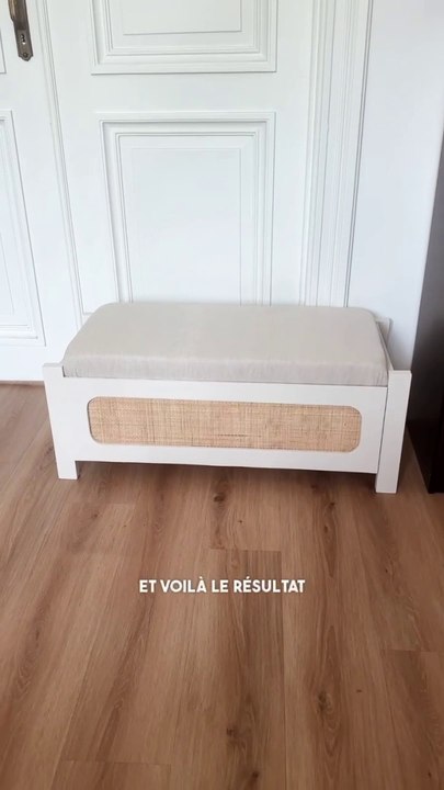 Upcycling d’un banc/coffre pour ma chambre ♻️ (Partie 2)