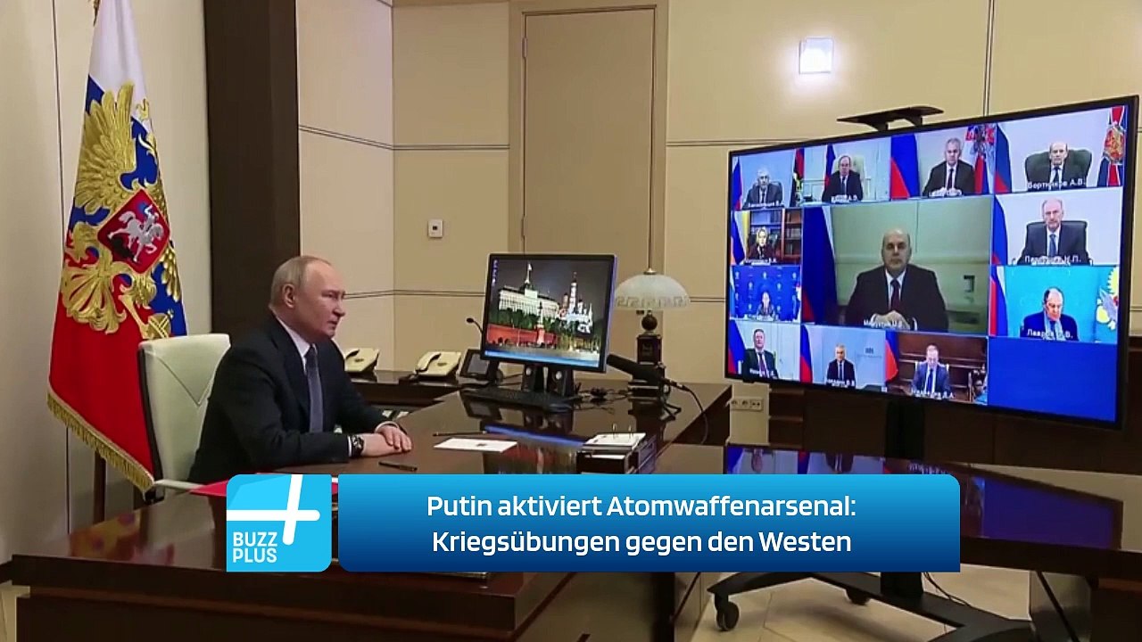Putin aktiviert Atomwaffenarsenal: Kriegsübungen gegen den Westen