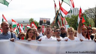 Hungary's PM Orban faces protests and new political opponent