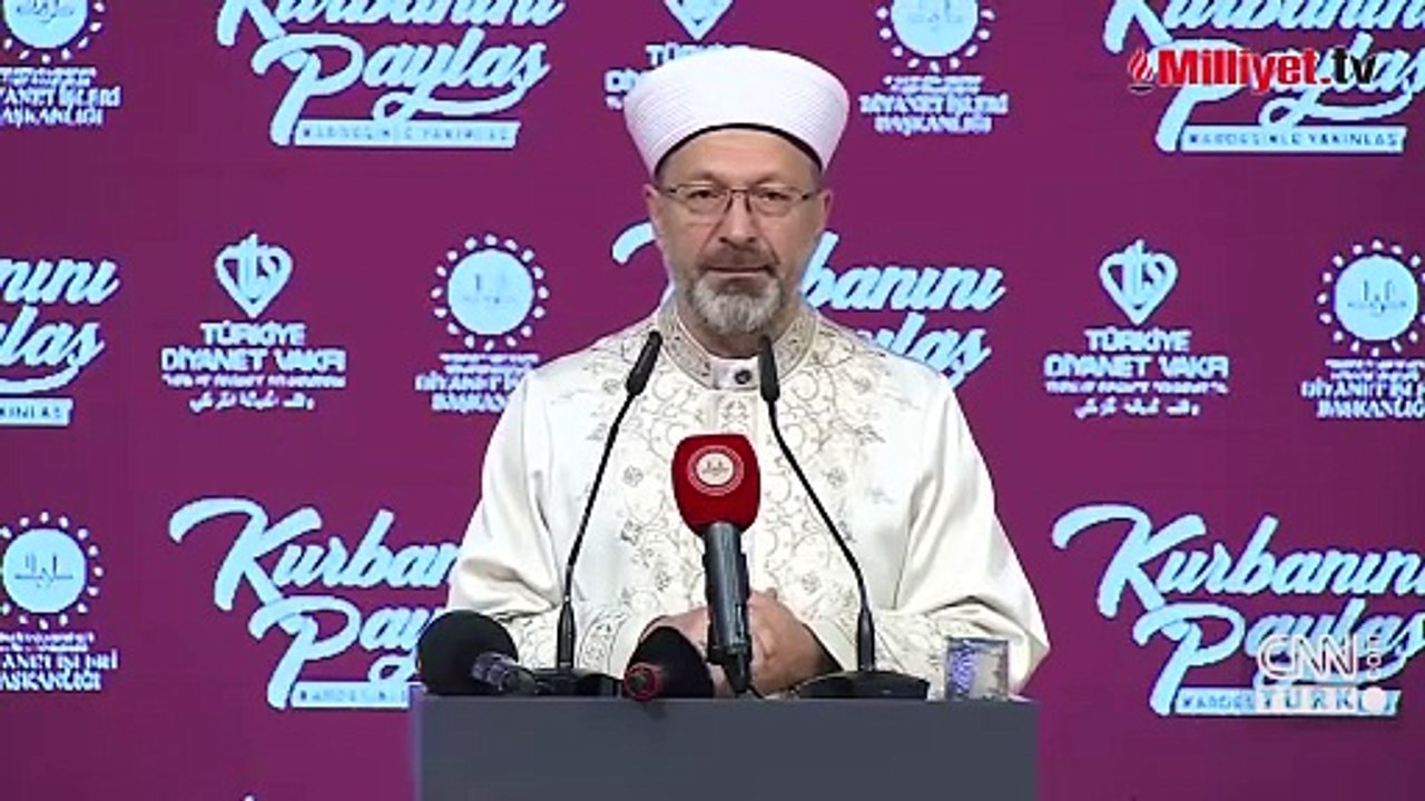 Diyanet İşleri Başkanı Erbaş kurban kesim bedelini açıkladı