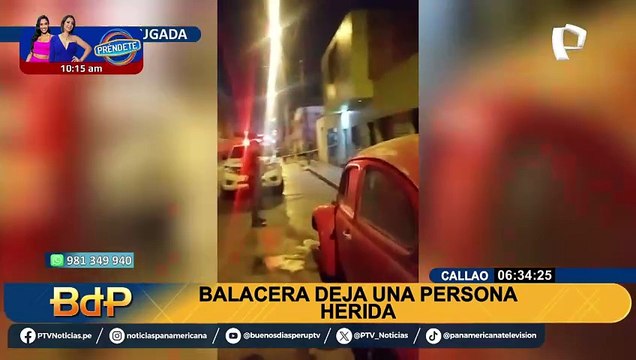 Balacera en el Callao: intentan matar a joven cuando se encontraba conversando con unos amigos