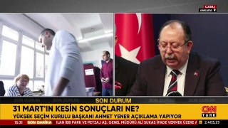 Son dakika... YSK Başkanı Yener açıkladı! İşte seçimin yenileneceği yerler