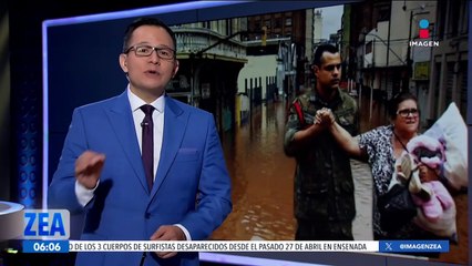 Porto Alegre queda bajo el agua tras intensas lluvias