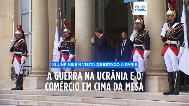 Visita de Xi Jinping a Paris: a guerra na Ucrânia e o comércio em cima da mesa