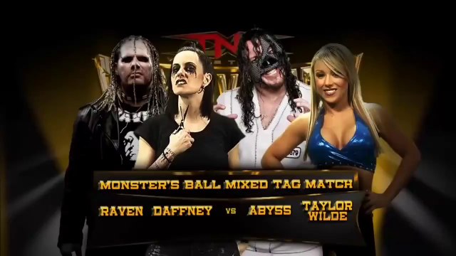 TNA Slammiversary 2009 - Raven & Daffney vs Abyss & Taylor Wilde (Monster's Ball Mixed Tag Match)