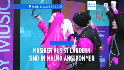 Eurovision Song Contest: Musiker aus 37 Ländern sind in Malmö angekommen
